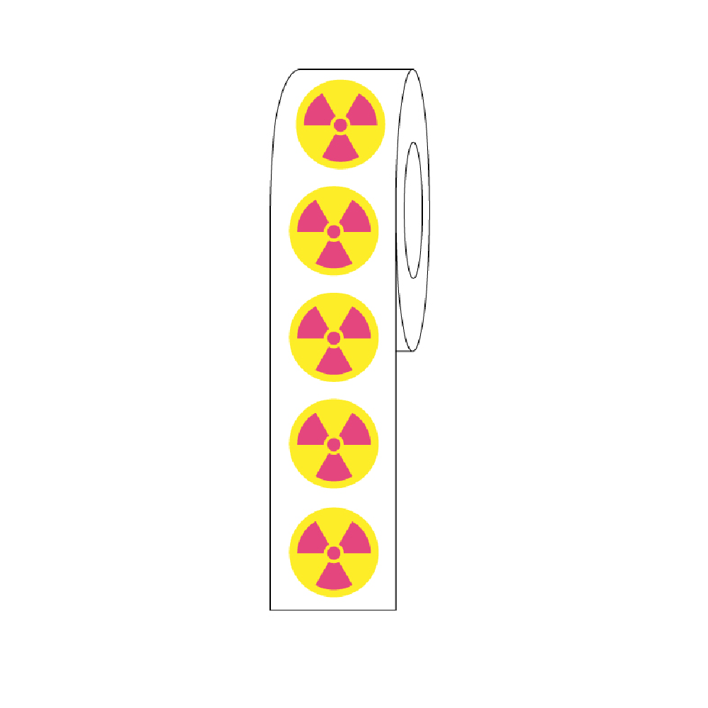 Globe Scientific Label Rolls, Cryo, 9.5mm, Radioactive Dots Image